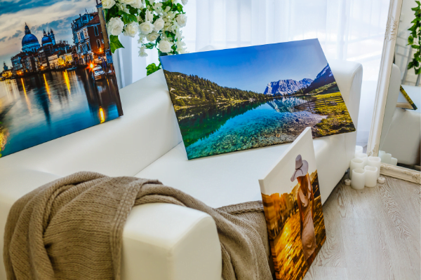 Canvas prints of personal photgraphs